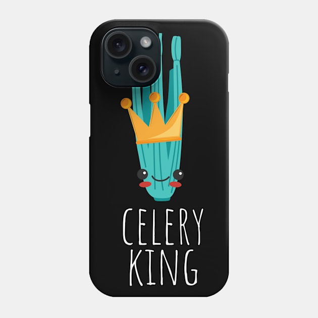 Celery King Cute Phone Case by DesignArchitect