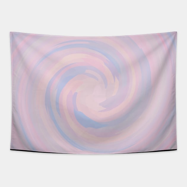 Swirl of Pastel Colors Tapestry by Peaceful Space AS