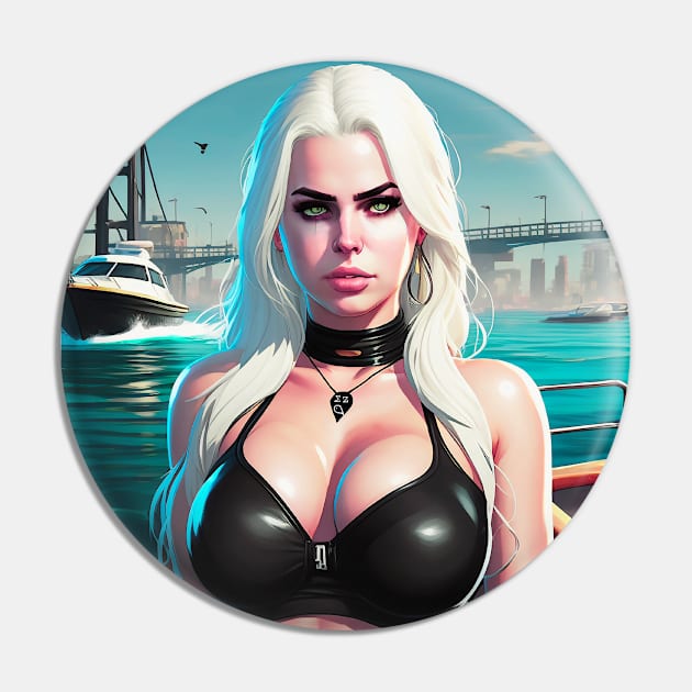 GTA Felicia Hardy Pin by Castillo de Flores