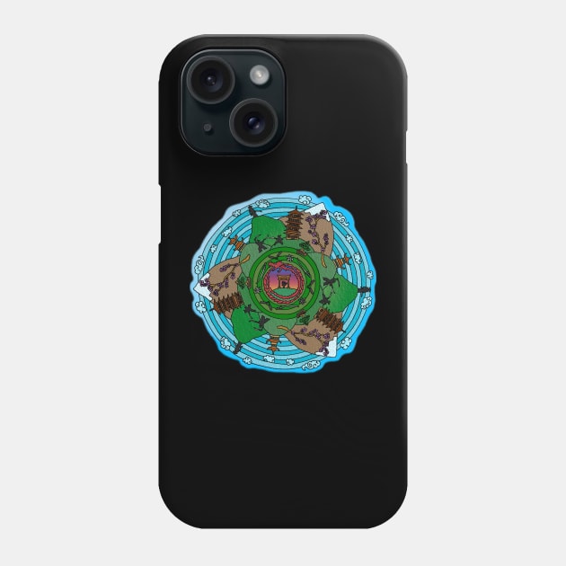 Ninja Themed Mandala Phone Case by gorff