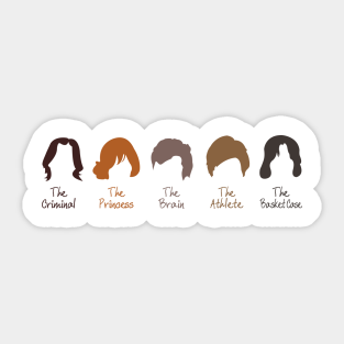 The Breakfast Club Stickers | TeePublic