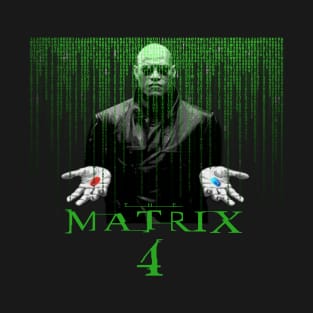 Resurrections Matrix 4 Mens Neo Shirt Neo, Morpheus and Trinity Keanu Reeves T-Shirt
