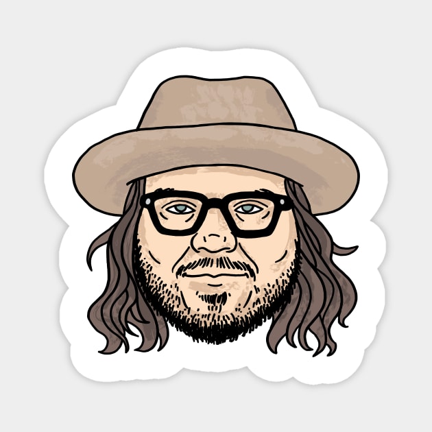 Epic Jeff Tweedy Portrait Magnet by IzzNajs