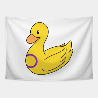 Light Intersex Duck Tapestry