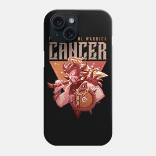 Cancer Zodiac Sign The Peaceful Warrior Phone Case