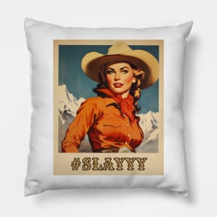 Slay All Day Cowgirl Pillow