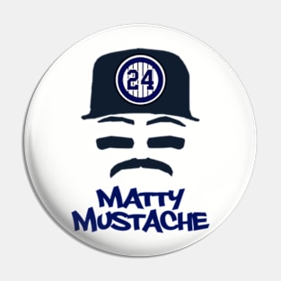 Matty Mustache Pin