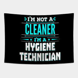 Cleaner Funny job Title -Hygiene Technician Tapestry