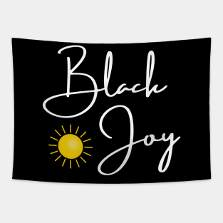 Black Joy Sunshine Tapestry