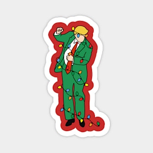 Trump Dance Christmas Magnet