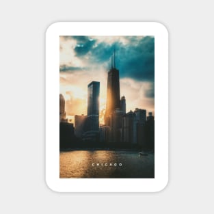 Chicago | Retro Cityscapes Magnet