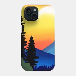 Sunset moon Phone Case