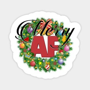 Merry AF Magnet