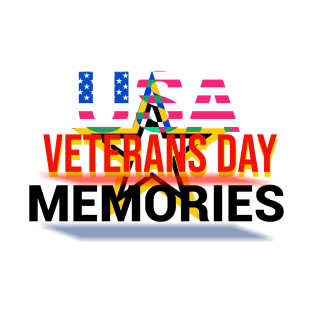 Usa Veterans Day Memories T-Shirt