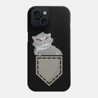 Cute kitten Cat in pocket | I love cats Phone Case