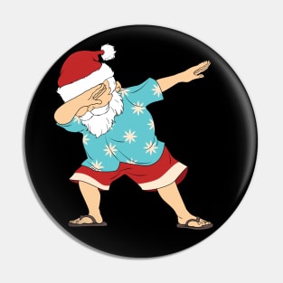 Dabbing Santa Christmas in July Pin