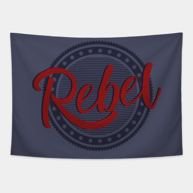 Rebel Vintage Tapestry by xxtinastudio