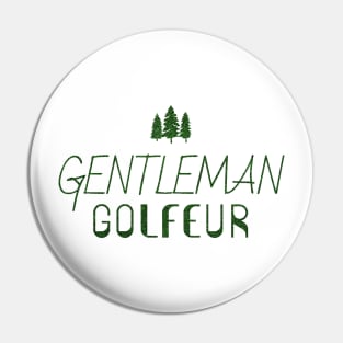 Gentleman golfeur (hills) Pin