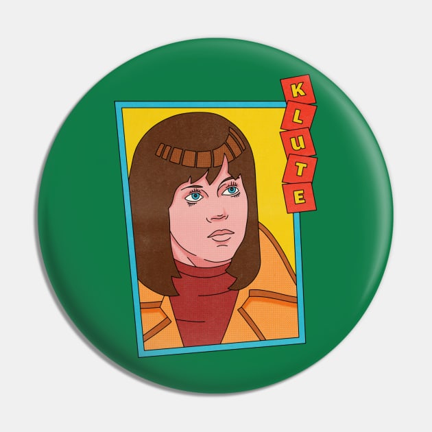 Jane Fonda - Klute Pin by BryanWestArt