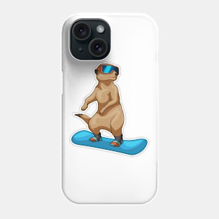 Meerkat Snowboard Winter sports Phone Case