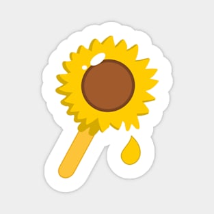 Sunflower  Ice Cream Magnet