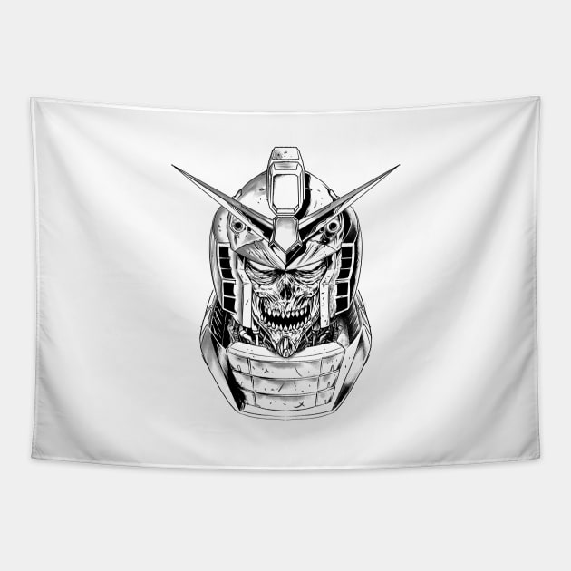 gundam rx 78 Tapestry by polkadothero