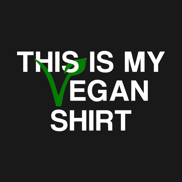 This Is My Vegan Shirt by nerdyveganshop