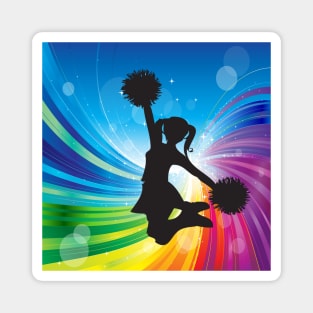 Cheer Rainbow Stars Magnet