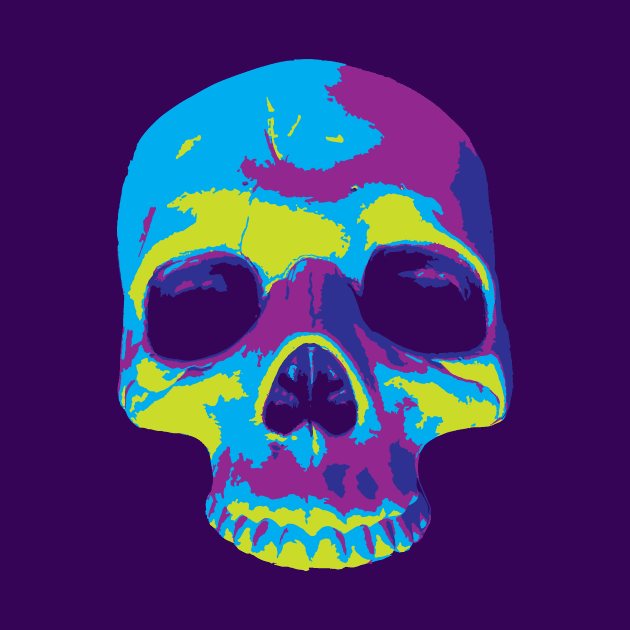 Skull CMYK by dvdnds