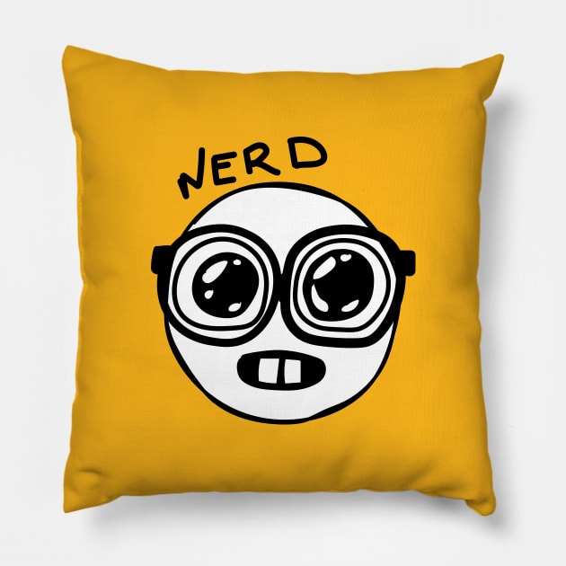 Nerd emoji on sale pillow