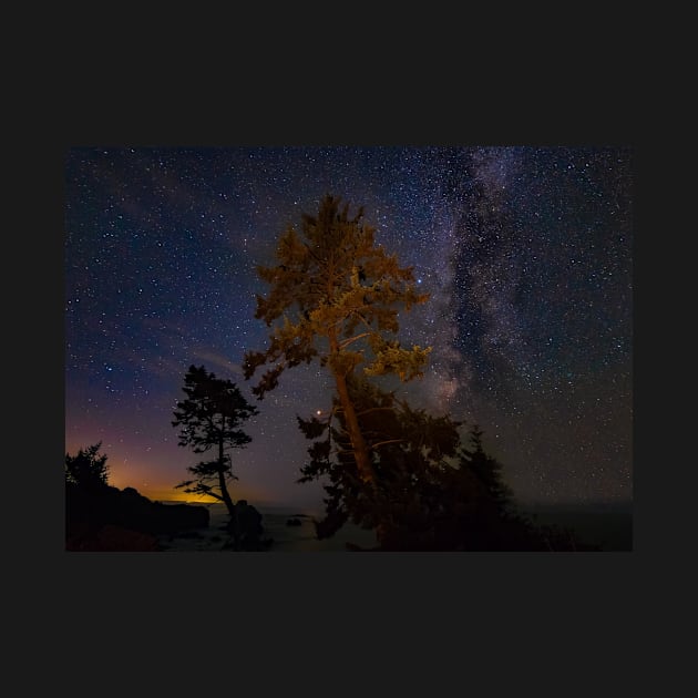 Milky Way Over the Pacific by JeffreySchwartz