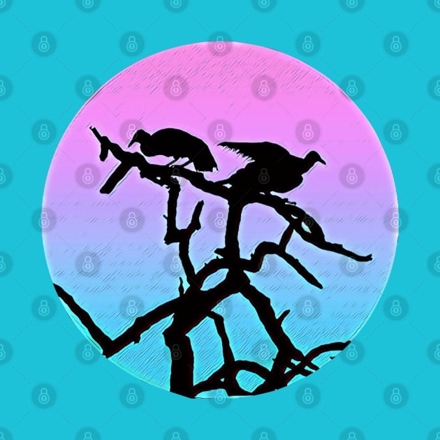 Cuervos en un arbol by CrowsDsg