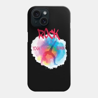 Rock Yoga Queen Sport rock music festival, yoga women, yoga lover, rock Phone Case