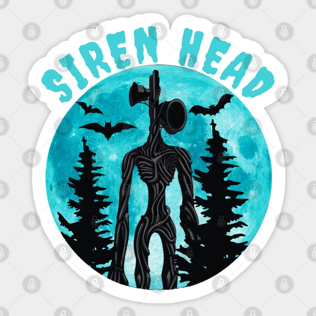 Siren Head Cryptid - Siren Head - Sticker | TeePublic