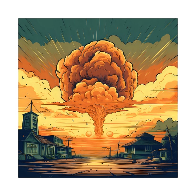 Nuclear detonation illustration by KOTYA