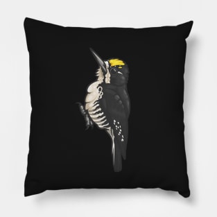 Black-Backed Woodpecker Pillow