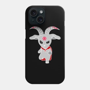 Satanic Light Grey Super Goat Phone Case