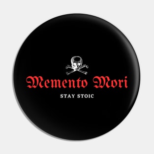 Memento Mori Skull Design Pin