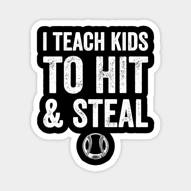 I teach kids to hit and steal Magnet by captainmood