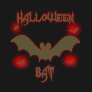 Halloween Bat 1 Scary Illustration T-Shirt