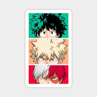 My Hero Academia +Retro style Magnet