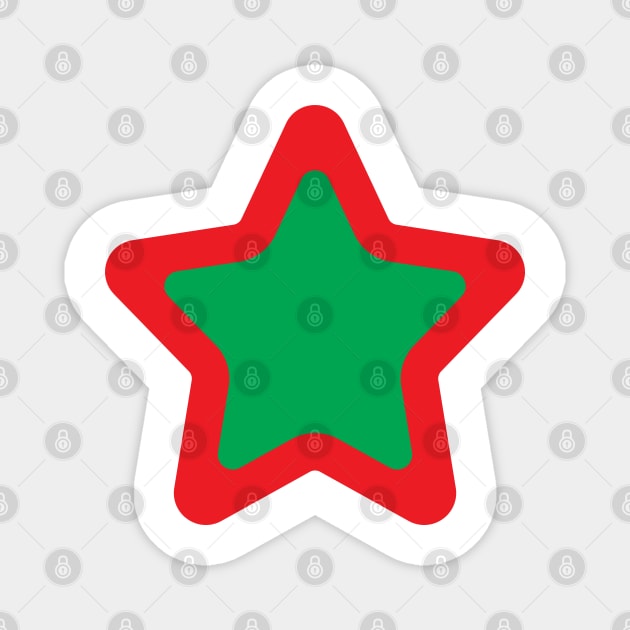 Christmas Star Magnet by IconTees