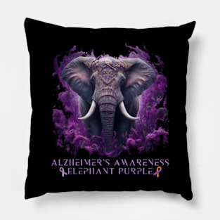 alzheimers warrior unbreakable Pillow