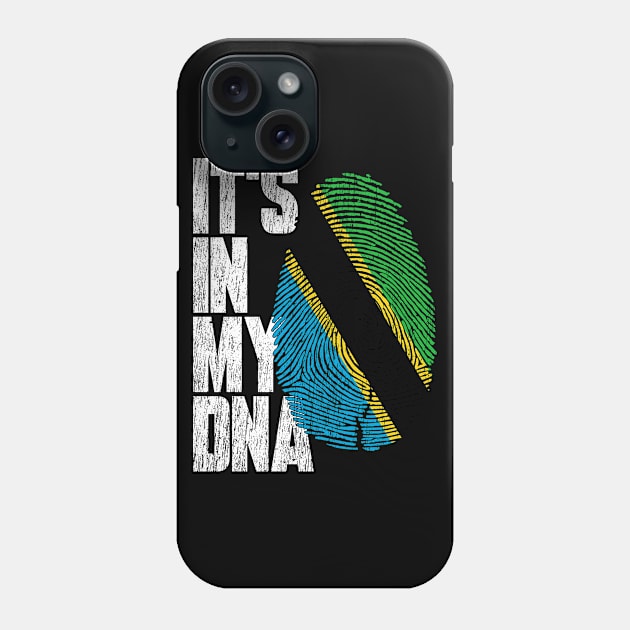 It's In My DNA Tanzanian Shirt Proud Hispanic Gift Tanzania Flag Phone Case by heart teeshirt