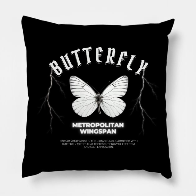 metropolitan wingspan Pillow by Animals Project