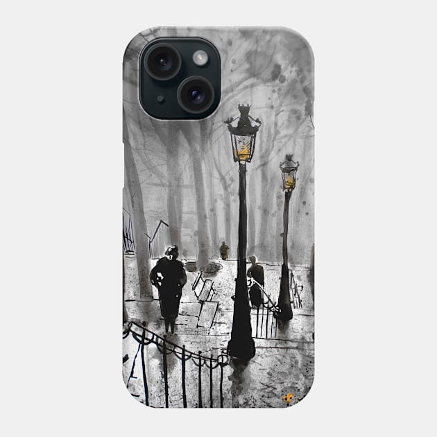 Lamps of Paris Phone Case by Loui Jover 