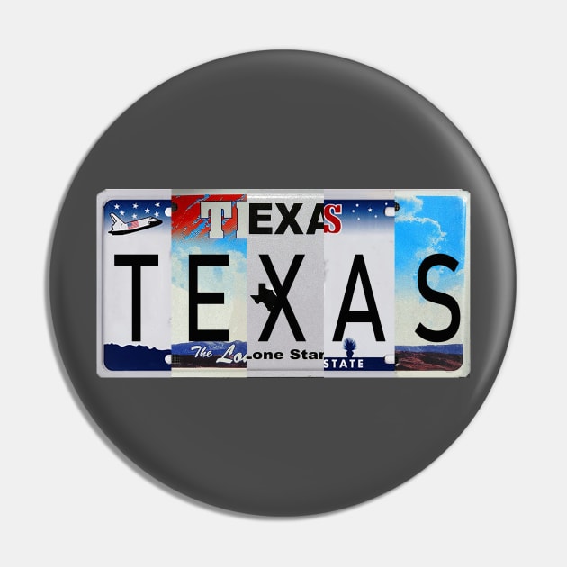 Texas License Plates Pin by stermitkermit