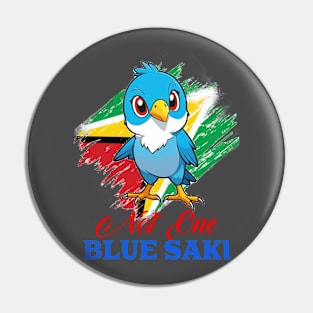 Not One Blue Saki Pin