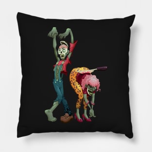 Zombie Couple Pillow