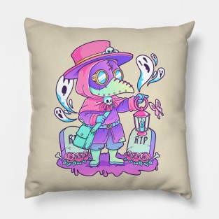 Pastel Plague Doctor Pillow